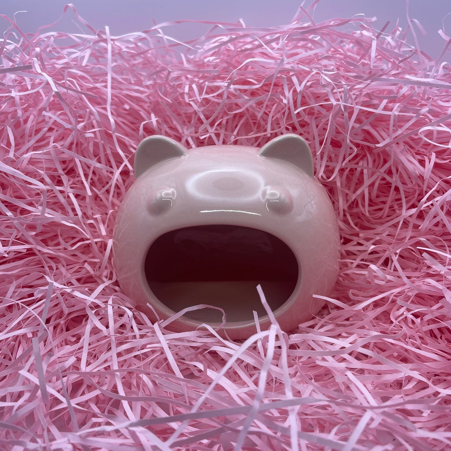 Pink Ceramic Teddy Hide