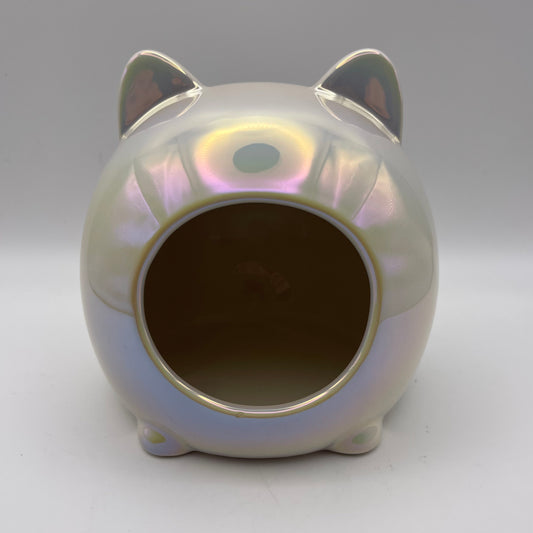 White Holographic Ceramic Hide